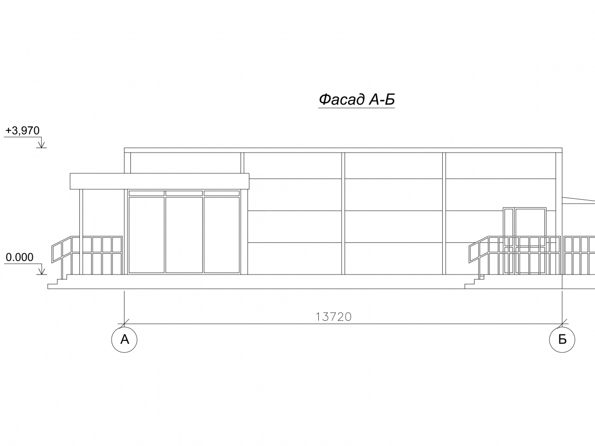 3D визуализация Магазин из сэндвич-панелей - фото 13