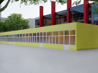 Проект павильона из сэндвич-панелей